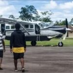 Pesawat Smart Air ditembaki saat mendarat di Bandara Korowai Batu, Kabupaten Boven Digoel. Foto: Ist