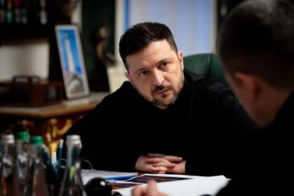 Presiden Ukraina Volodymyr Zelensky