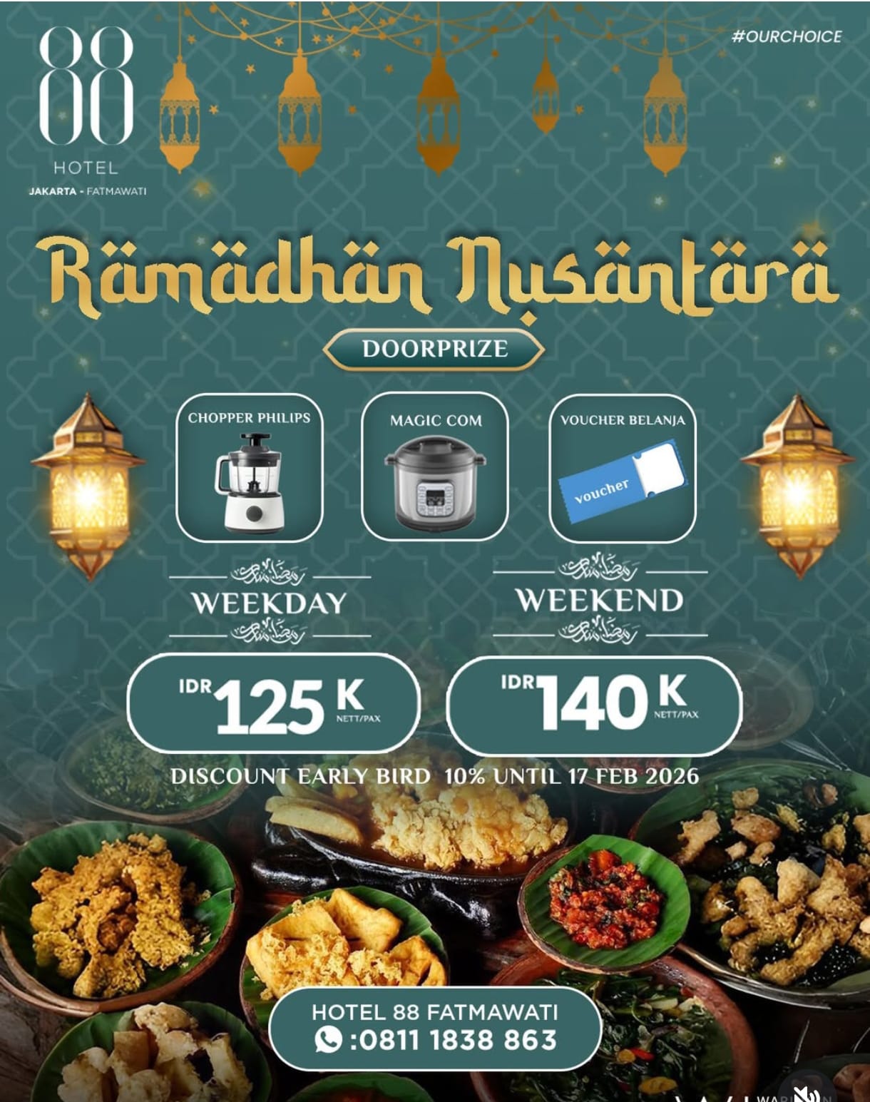 Foto: IG @hotel88fatmawati
