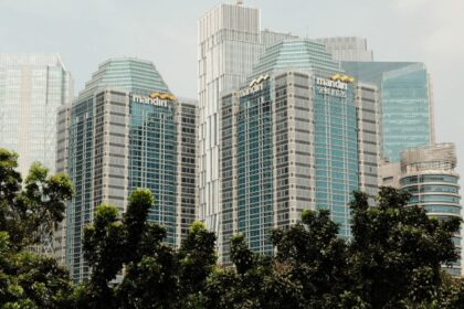 Menara Bank Mandiri yang berlokasi di Jalan Jenderal Sudirman, Jakarta Selatan. Foto: Dok Bank Mandiri