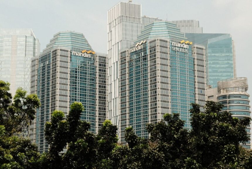 Menara Bank Mandiri yang berlokasi di Jalan Jenderal Sudirman, Jakarta Selatan. Foto: Dok Bank Mandiri