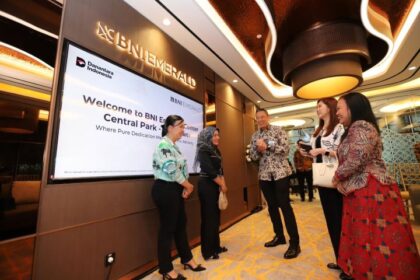 BNI memperkuat strategi pengembangan layanan wealth management melalui re-opening BNI Emerald Center di Central Park, Jakarta. Foto: Dok BNI