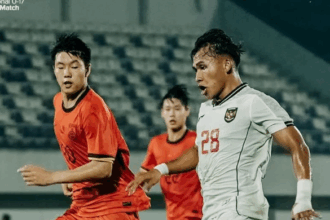Laga Timnas U-17 vs China. Foto : Ist