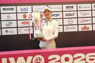 Jaravee Boonchant menjuarai Indonesia Women’s Open presented by BTN pada hari ini, Minggu (1/2), di Damai Indah Golf-BSD Course. Foto/dok-iwo