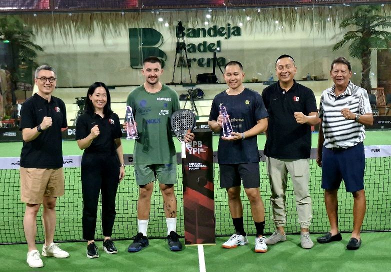 Armando Sumarno/Marc Bernils Garcia Rajai Sirnas Padel Open 2026 Seri Jakarta. Foto/ipol