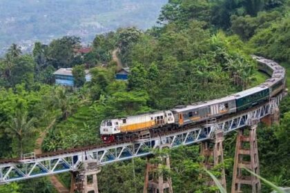 Ilustrasi kereta api yang mulai dipesan tiketnya untuk mudik lebaran 2026.(Foto istimewa)