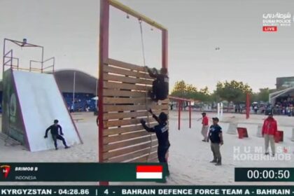 Korps Brimob Polri menuntaskan rangkaian pertandingan pada hari terakhir ajang bergengsi UAE SWAT Challenge Dubai 2026