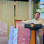Presiden Prabowo pada acara di Kejaksaan Agung. Foto : Ist