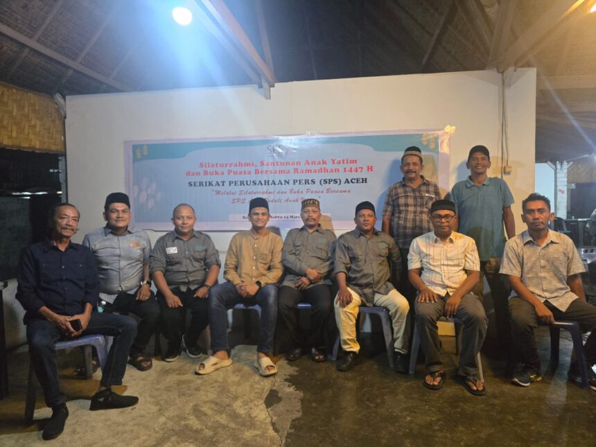SPS Aceh gelar kegiatan buka puasa bersama yang dirangkaikan dengan santunan kepada anak yatim, Sabtu (14/3/2026). Foto: Ist