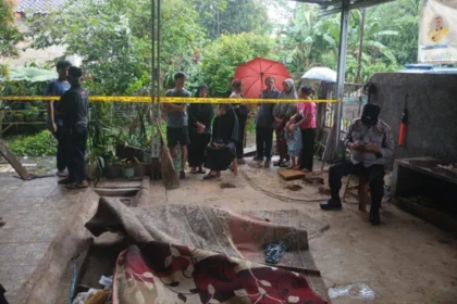 Penemuan mayat wanita di Depok. Foto: Ist