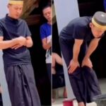 Seorang dukun di Sinjai menuai kontroversi setelah melakukan pengobatan dengan gerakan menyerupai salat sambil membaca mantra. Foto: Tangkapan layar Instagram @parepareinfo