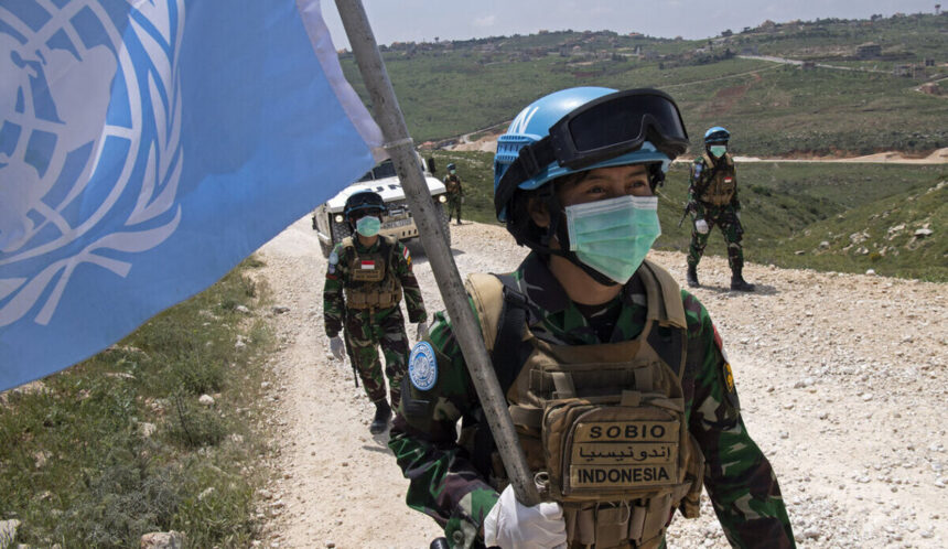 Personel Indonesia yang tergabung dalam pasukan penjaga perdamaian PBB di Lebanon. Foto: United Nations Peacekeeping
