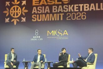 Junas Miradiarsyah, Direktur Utama Indonesian Basketball League (IBL) menjadi bagian dalam ajang EASL Asia Basketball Summit yang berlangsung pada 21 Maret 2026 di Makau.