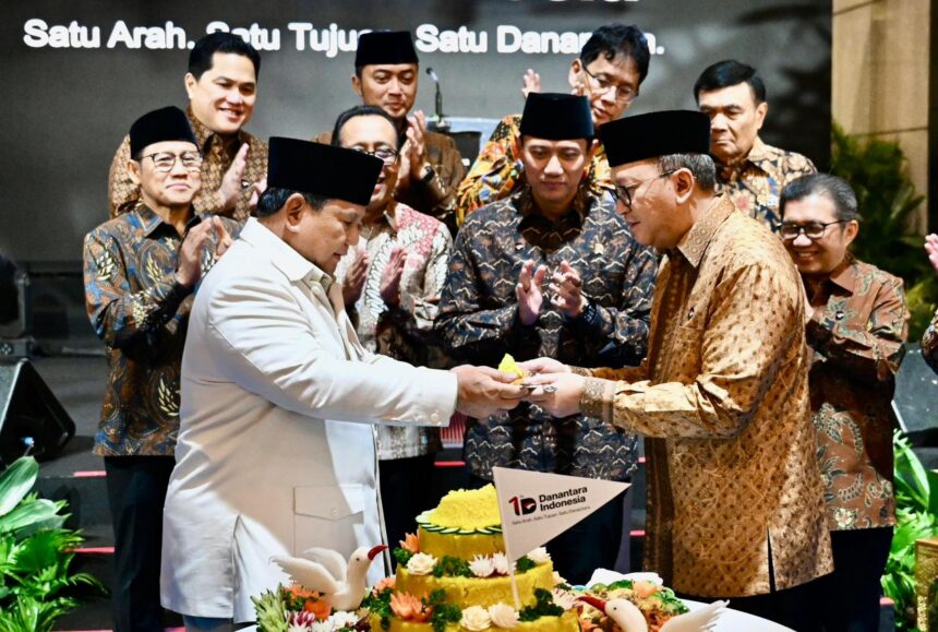 Kegiatan syukuran dan refleksi satu tahun Danantara yang diselenggarakan di Wisma Danantara, Jakarta, pada Selasa (11/3). Foto: Telkom Indonesia