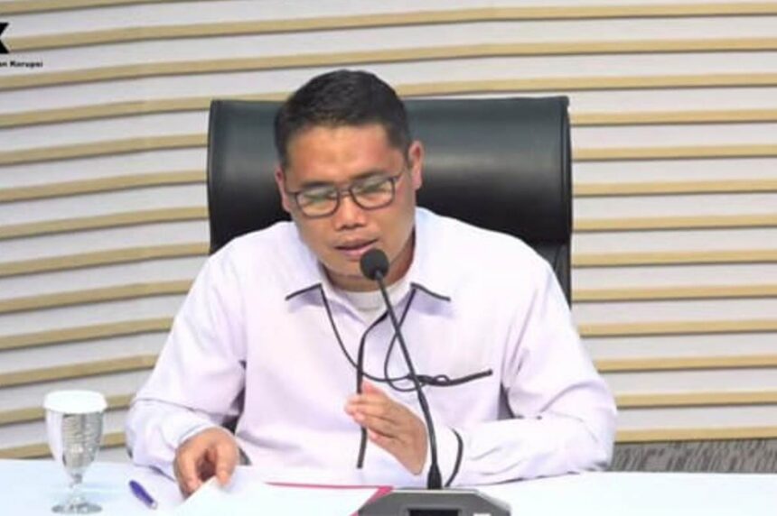 Deputi Penindakan dan Eksekusi KPK, Asep Guntur Rahayu. Foto: YouTube KPK