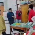 Kepala SDN Dukuh 05 Salatiga, Jumarti, protes temuan 8–10 buah busuk dalam menu Makan Bergizi Gratis (MBG). Foto: Tangkap layar IG @netizen.bdg