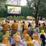 Kader Golkar di lima wilayah Jakarta saat menghadiri buka bersama di DPD Golkar DKI, Jakarta Pusat. Foto: Sofian/ipol.id