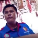 Pria ngaku dari serikat minta THR ke pedagang di Pekanbaru. Foto: Tangkap layar video viral