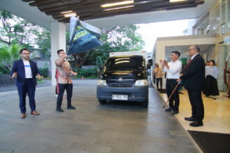 Santika Indonesia Hotels & Resorts gandeng Rekosistem gulirkan program waste management. (Alidrian Fahwi/ipol.id).