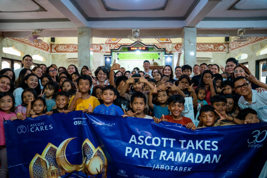 Memaknai bulan Ramadan sebagai momentum untuk berbagi dan memperkuat kepedulian sosial, Ascott Indonesia kembali menyelenggarakan program Ascott Takes Part Ramadan. (dok. Ascott Indonesia).