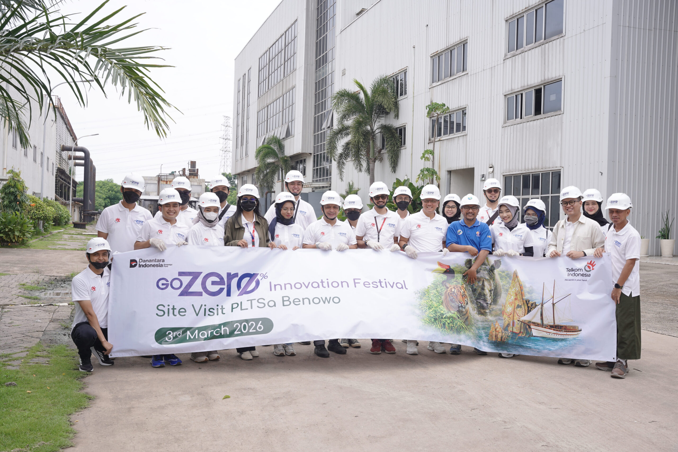 Kegiatan GoZero% Eco-Deep Dive di PLTSA Benowo. Foto: Telkom Indonesia 