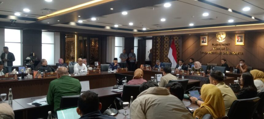 Rapat Komisi D DPRD DKI Jakarta. (Foto Sofian/ipol.id)