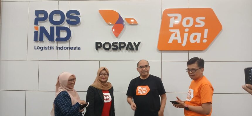Ki-ka : Yustina Widowati VP Corcomm, Helly S. Halimah SVP Retail Business, Prasabri Pesti Dir Business Development & Portfolio Management, Iwan Gunawan SVP Corsec. Foto: Dok Pos IND