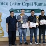 IM Yoseph Taher (2495) Berjaya di Turnamen Catur Cepat, Ramadhan Cup ke-20 tahun 2026