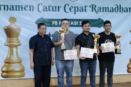 IM Yoseph Taher (2495) Berjaya di Turnamen Catur Cepat, Ramadhan Cup ke-20 tahun 2026