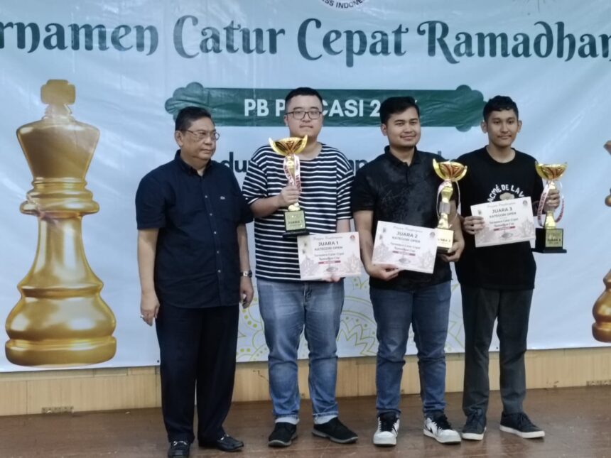 IM Yoseph Taher (2495) Berjaya di Turnamen Catur Cepat, Ramadhan Cup ke-20 tahun 2026