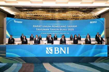 Rapat Umum Pemegang Saham Tahunan (RUPST) Tahun Buku 2025 PT Bank Negara Indonesia (Persero) Tbk. Foto: Dok BNI