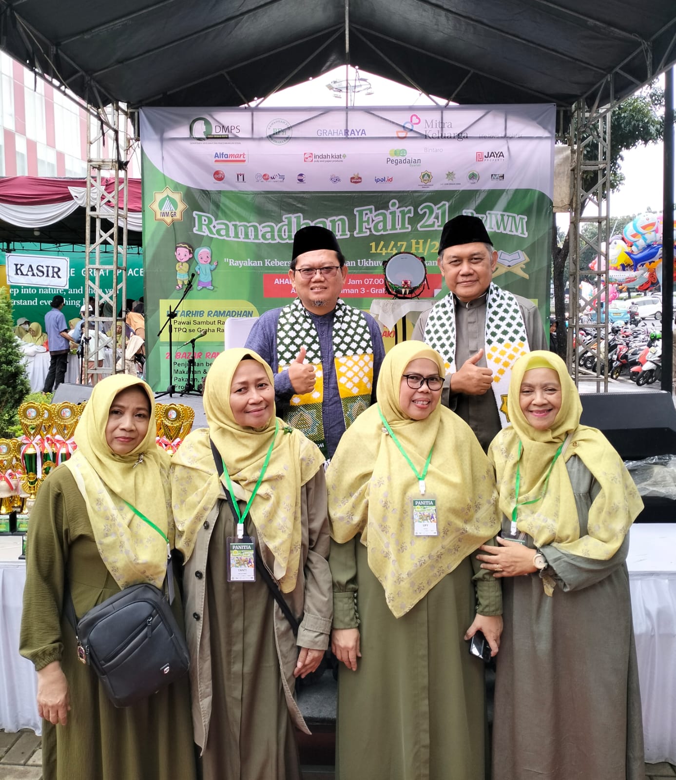 Pengurus IWM Graha Raya dan Panitia RF 21.