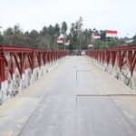Jembatan Bailey Teupin Reudep di Bireuen, Aceh