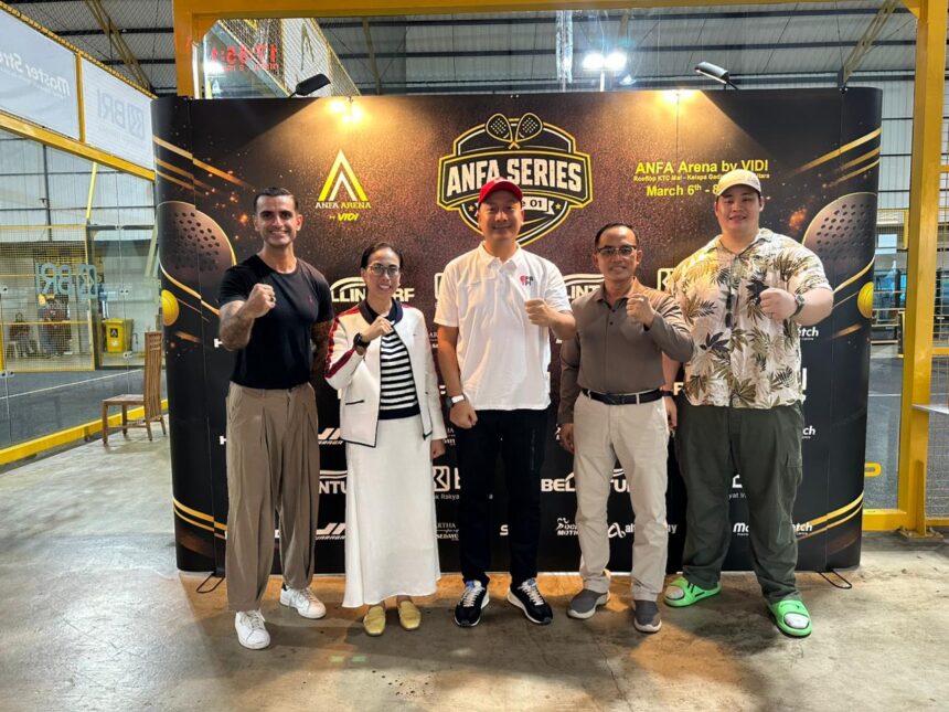 ANFA Resmi Membuka Padel Arena di rooftop KTC Kelapa Gading