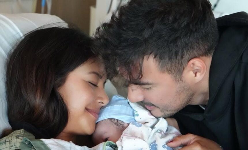 Aurelie Moeremans mengumumkan kelahiran anak pertamanya pada 10 Maret 2026 di California. Foto: IG @aurelie