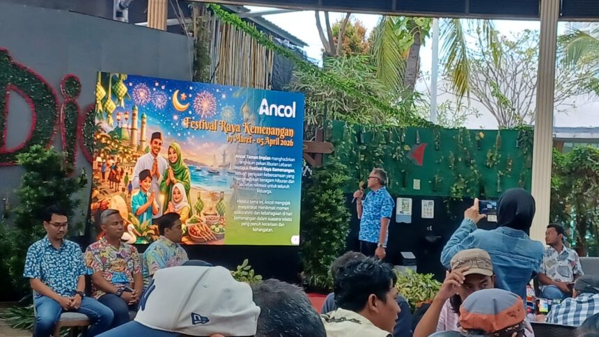 Senior Vice President PT Pembangunan Jaya Ancol, Budi Ariyanto dan jajaran dalam acara buka puasa bersama di kawasan Ancol, Jakarta Utara, Kamis (12/3/2026) petang. Foto: Joesvicar Iqbal/ipol.id