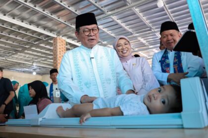 Gubernur DKI Jakarta, Pramono Anung saat kunjungan ke Pulau Seribu.(Foto istimewa)