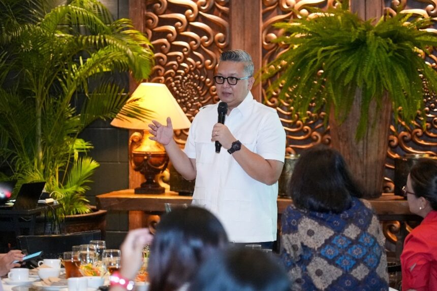 Direktur Operations BRI Hakim Putratama dalam acara Iftar Sahabat Pers BRI yang digelar di Jakarta. Foto: Dok BRI