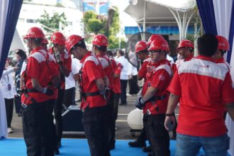 Apel Bersama Posko Siaga Kualitas Layanan Telekomunikasi Optimal Tahun 2026 di Jakarta, Jumat (13/3). Foto: Telkom Indonesia