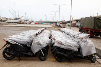 Ilustrasi perdana 254 sepeda motor pemudik diberangkatkan pada perjalanan perdana program Mudik Motor Gratis (Motis) yang digelar oleh Kementerian Perhubungan menjelang Idul Fitri 1447 Hijriah. Foto: Istock @digitalimagination