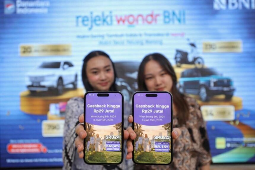Pembelian Sukuk Ritel seri SR024 lewat aplikasi wondr by BNI bisa dapat cashback hingga Rp29 juta. Foto: Dok BNI
