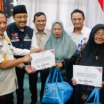 Kasatgas Tito pada Penyerahan Bantuan Pemerintah untuk Penanganan Korban Bencana Alam di Wilayah Sumatera di Pendopo Bupati Aceh Timur, Aceh, Senin (16/3/2026).