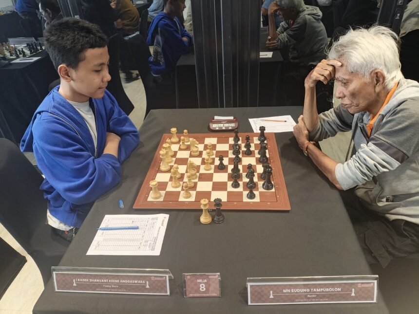 PERCASI Invitation Match 2026 Senior vs Young Stars Chess Tournament yang diselenggarakan di Hotel Mewangi, Bandung, Jawa Barat. Foto/dok/Percasi