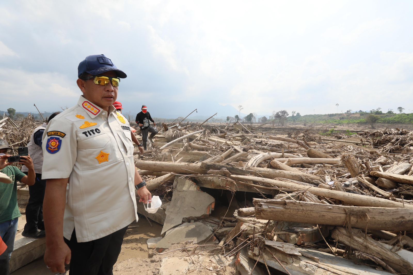 Mendagri sekaligus Kasatgas PRR, Tito Karnavian saat meninjau lokasi. Foto: Dok Humas
