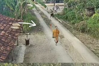 Aksi brutal pemuda di Grobogan bikin geger, delapan warga jadi korban bacokan, satu orang meninggal dunia. Pelaku bahkan sempat menyerang ayahnya sendiri saat hendak dihentikan. Foto: Tangkap layar IG @infogrobogan.id