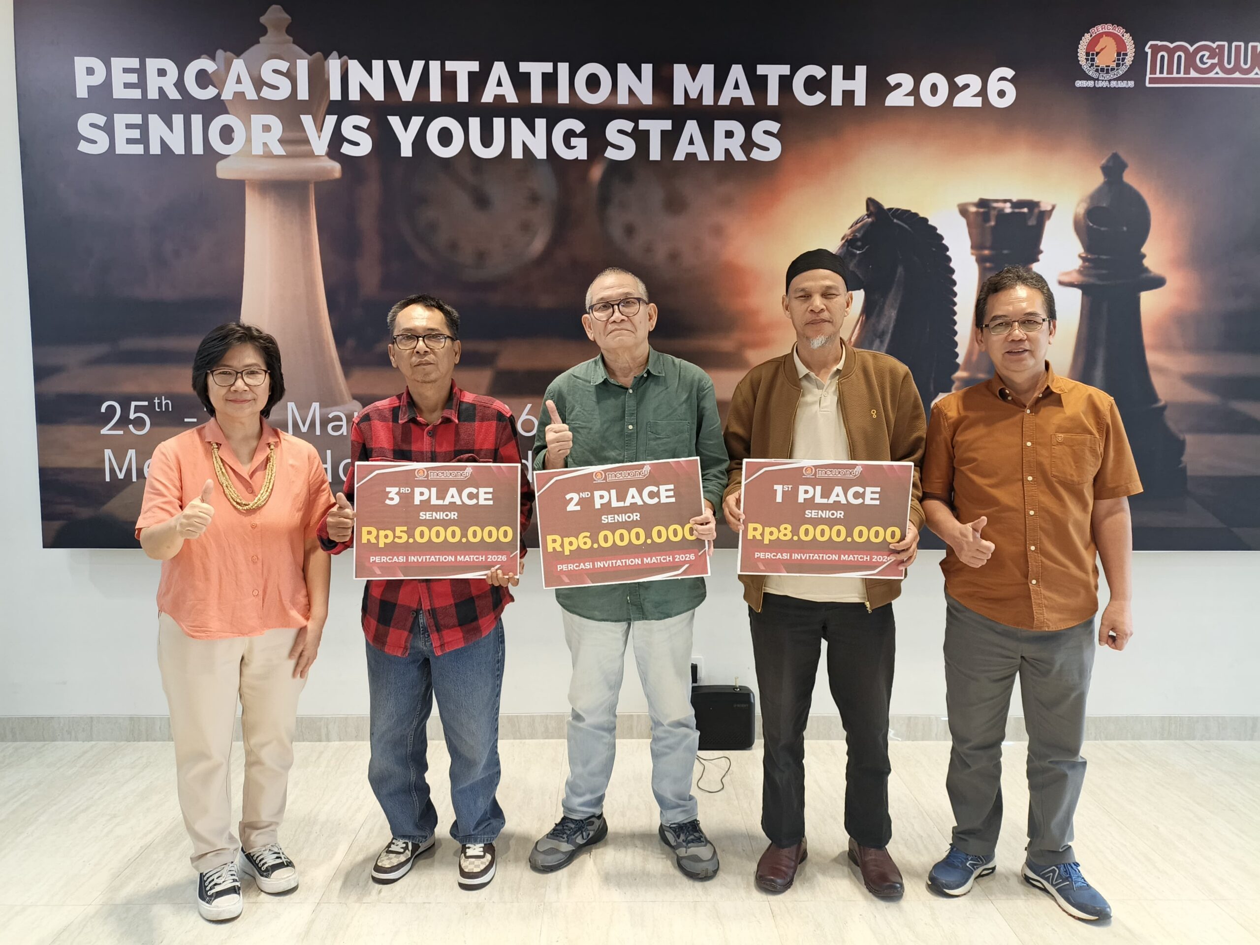 Percasi Invitation Match 2026 Senior Vs Young Star: IM Nayaka Budhidarma (2351) Berhasil Keluar sebagai Juara 2 IMG 20260331 WA0108 scaled