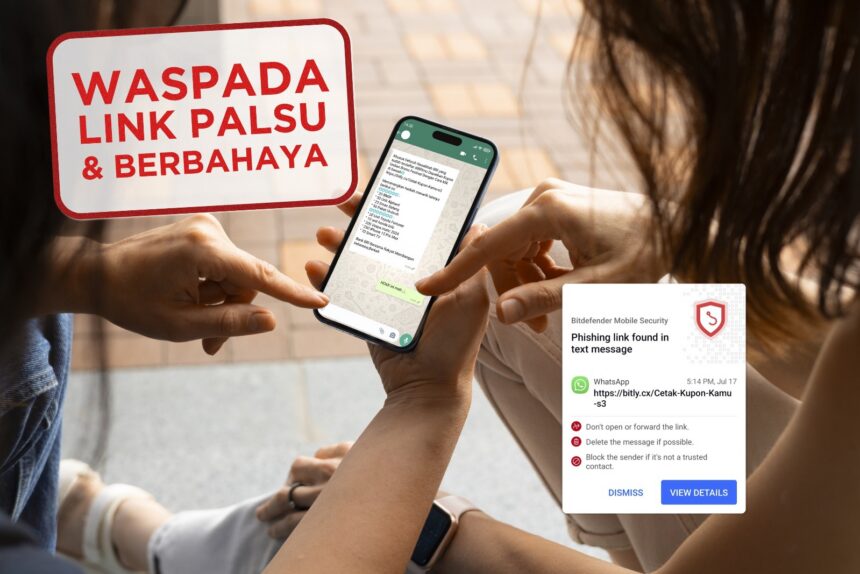 Ilustrasi waspada link palsu dan berbahaya. Foto: Dok BRI