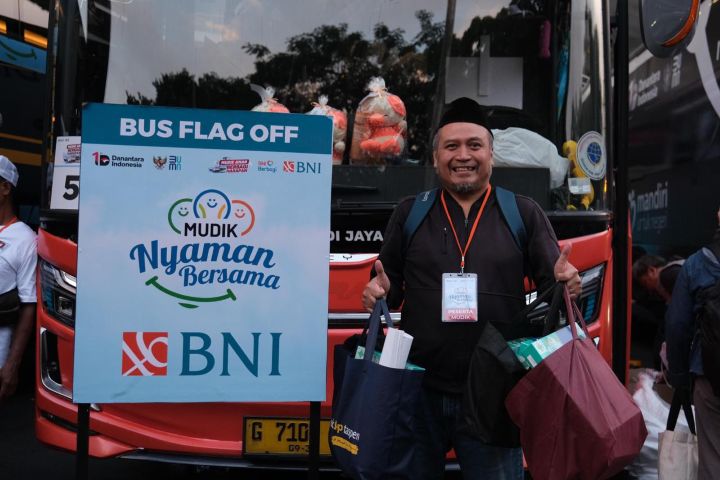 PT Bank Negara Indonesia (Persero) Tbk atau BNI mendapat sambutan positif dari masyarakat terkait Program Mudik Gratis BUMN 2026. Foto: BNI
