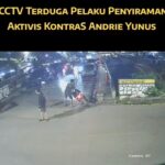 Aktivis Andrie Yunus sesaat setelah disiram air keras oleh oknum. Foto: Tangkap layar CCTV IG @bangm3lky