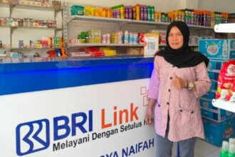 Risya Naifah, pelaku usaha mikro di Kecamatan Merauke, Papua Selatan. Foto: Dok BRI